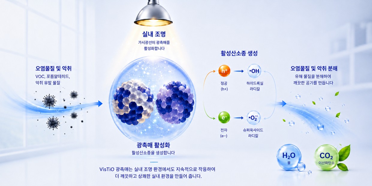 가시광 반응형 광촉매 기술